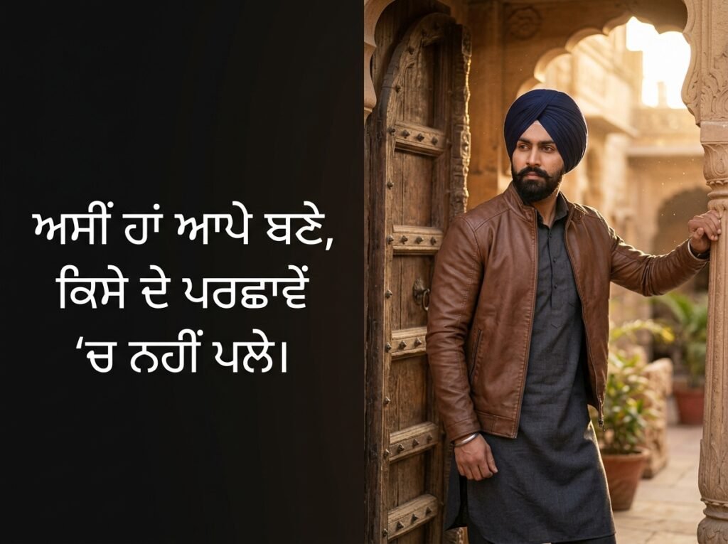 attitude caption in punjabi
