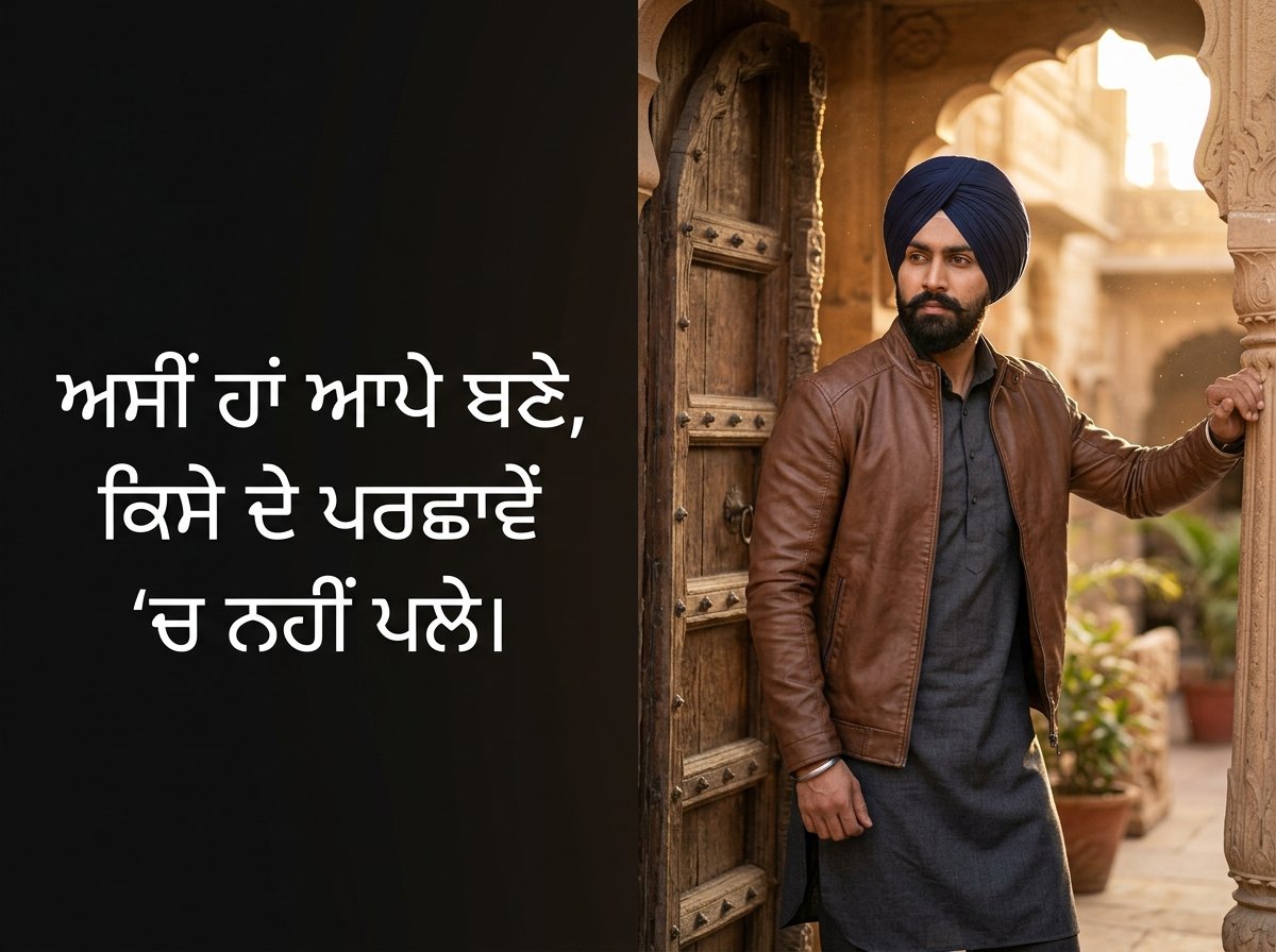 attitude caption in punjabi