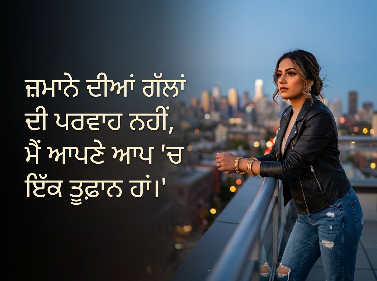 attitude quotes for girls in punjabi