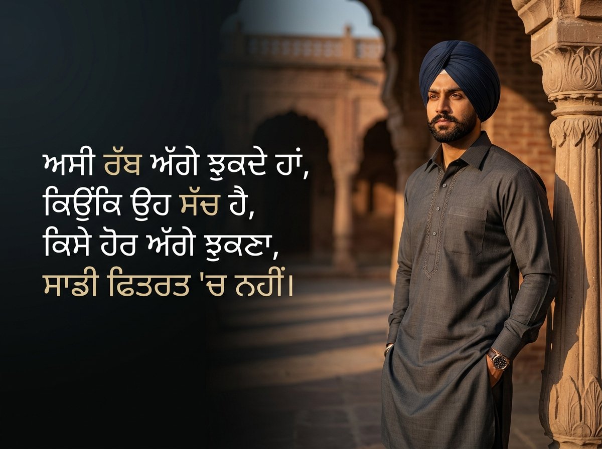 attitude shayari in punjabi