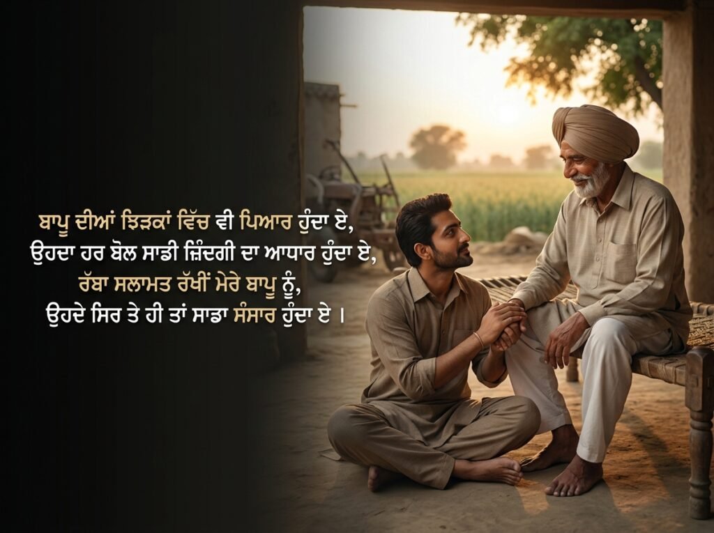 Bapu Shayari in Punjabi