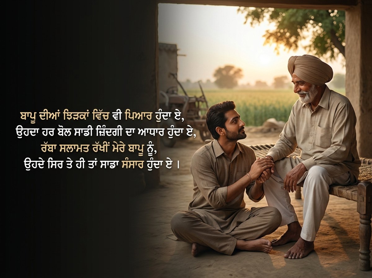 Bapu Shayari in Punjabi