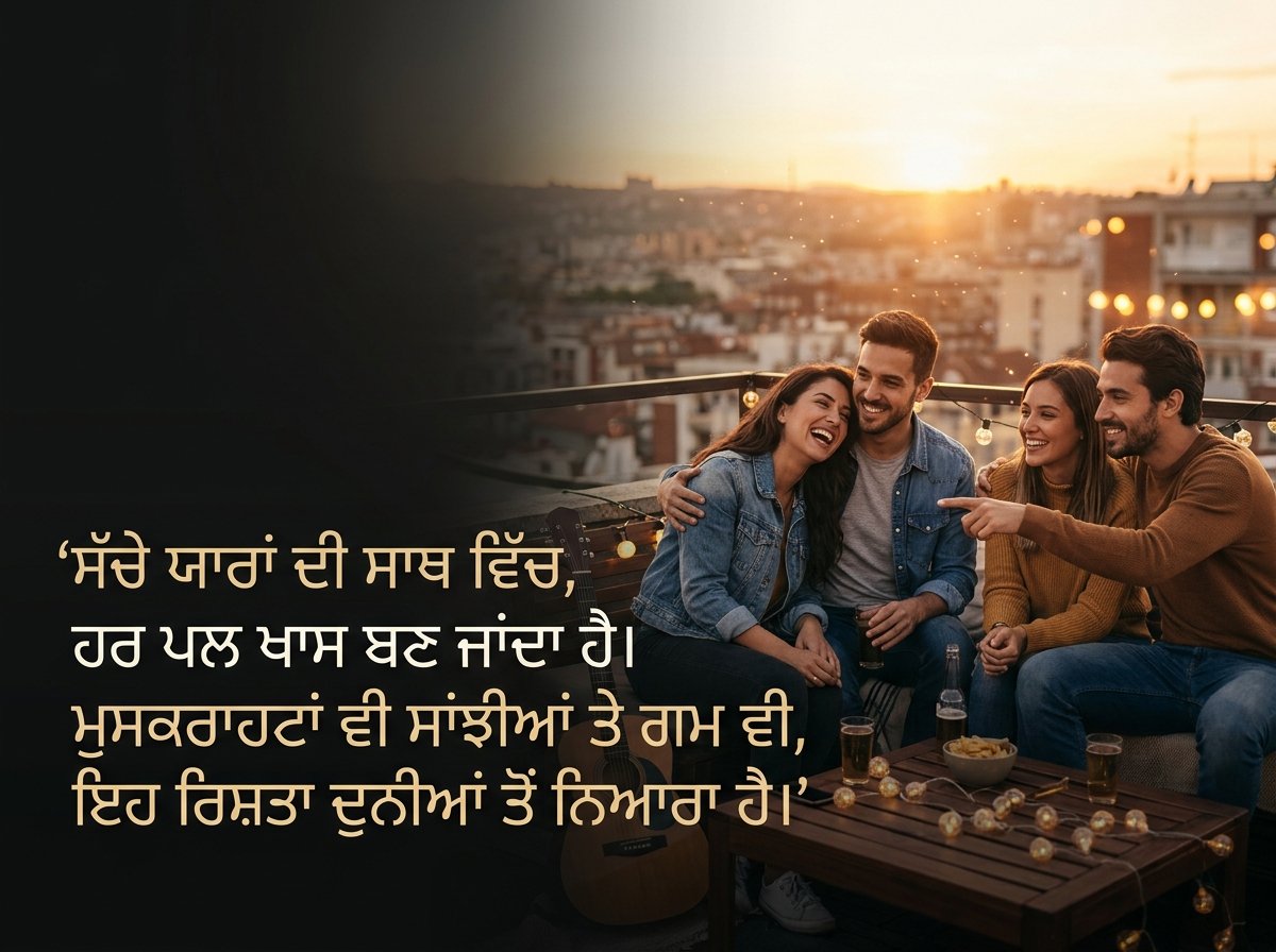 friends caption in punjabi