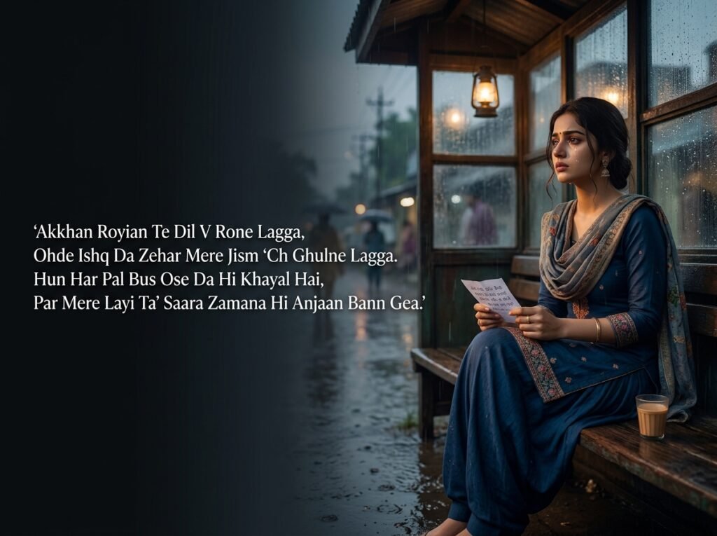one sided love shayari in punjabi