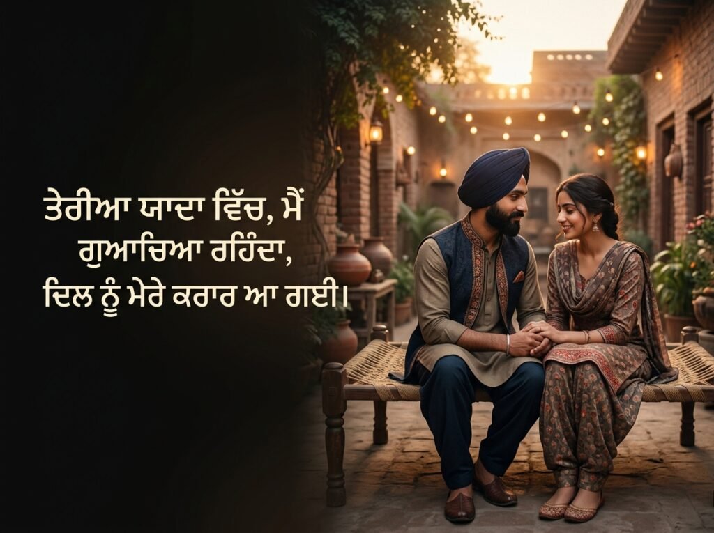 punjabi romantic shayari