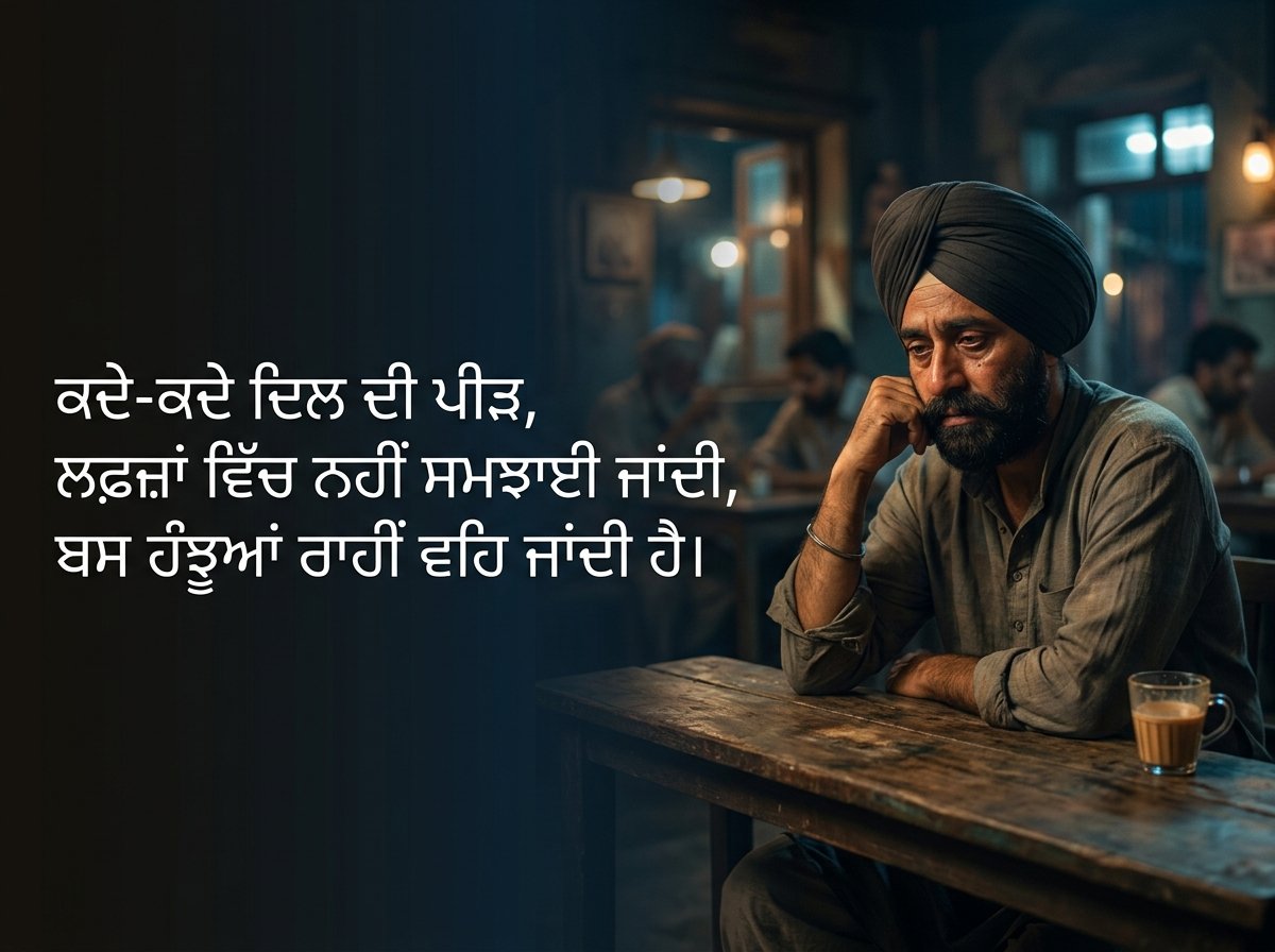 punjabi sad shayari
