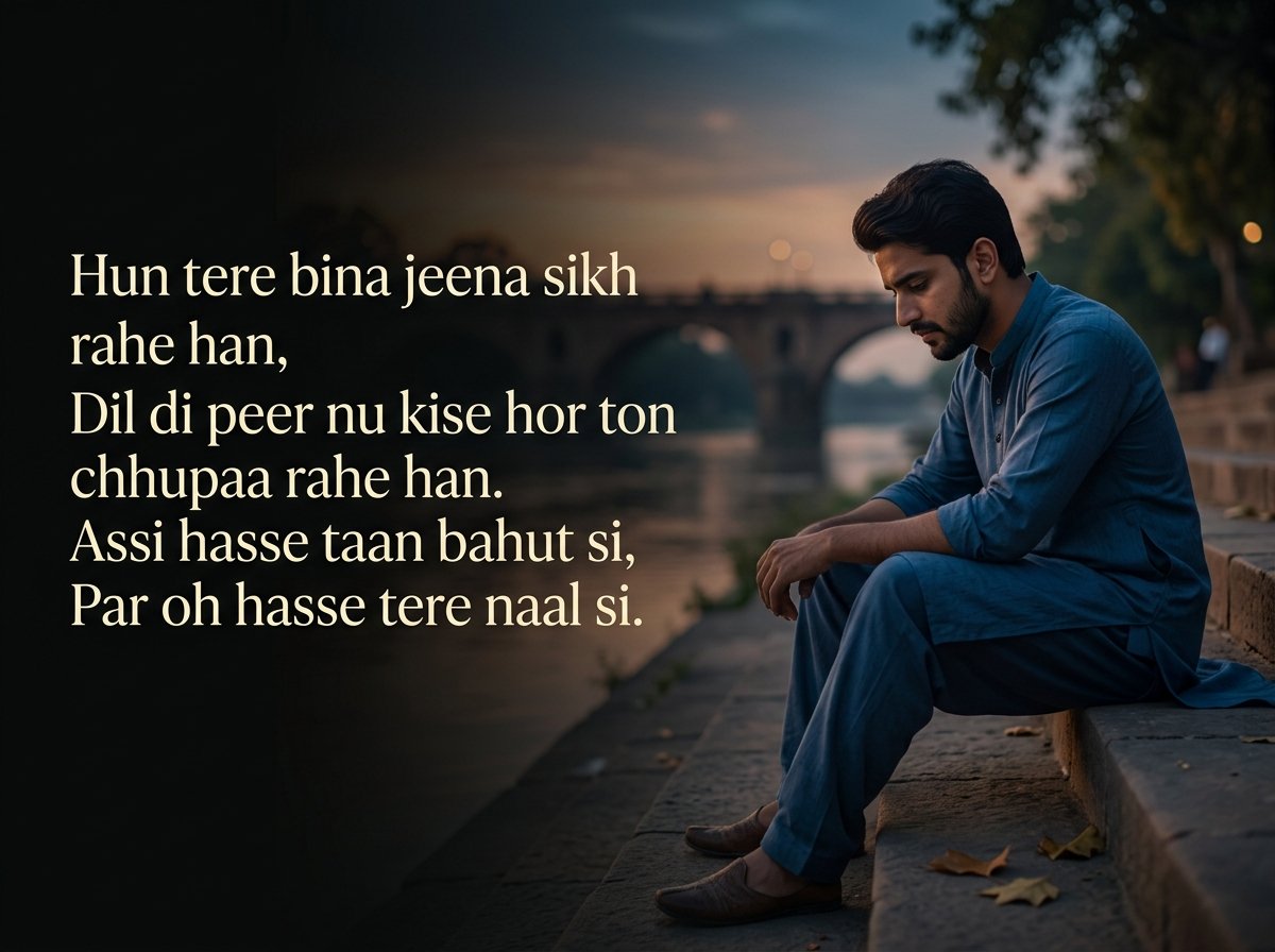punjabi shayari sad love