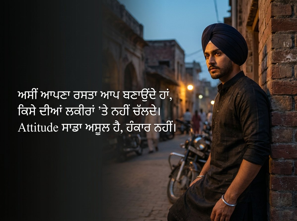 punjabi swag / attitude quotes