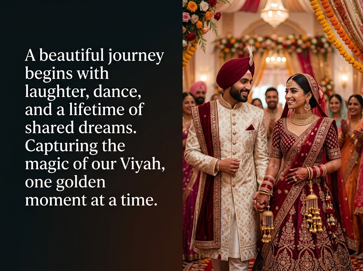 punjabi wedding captions