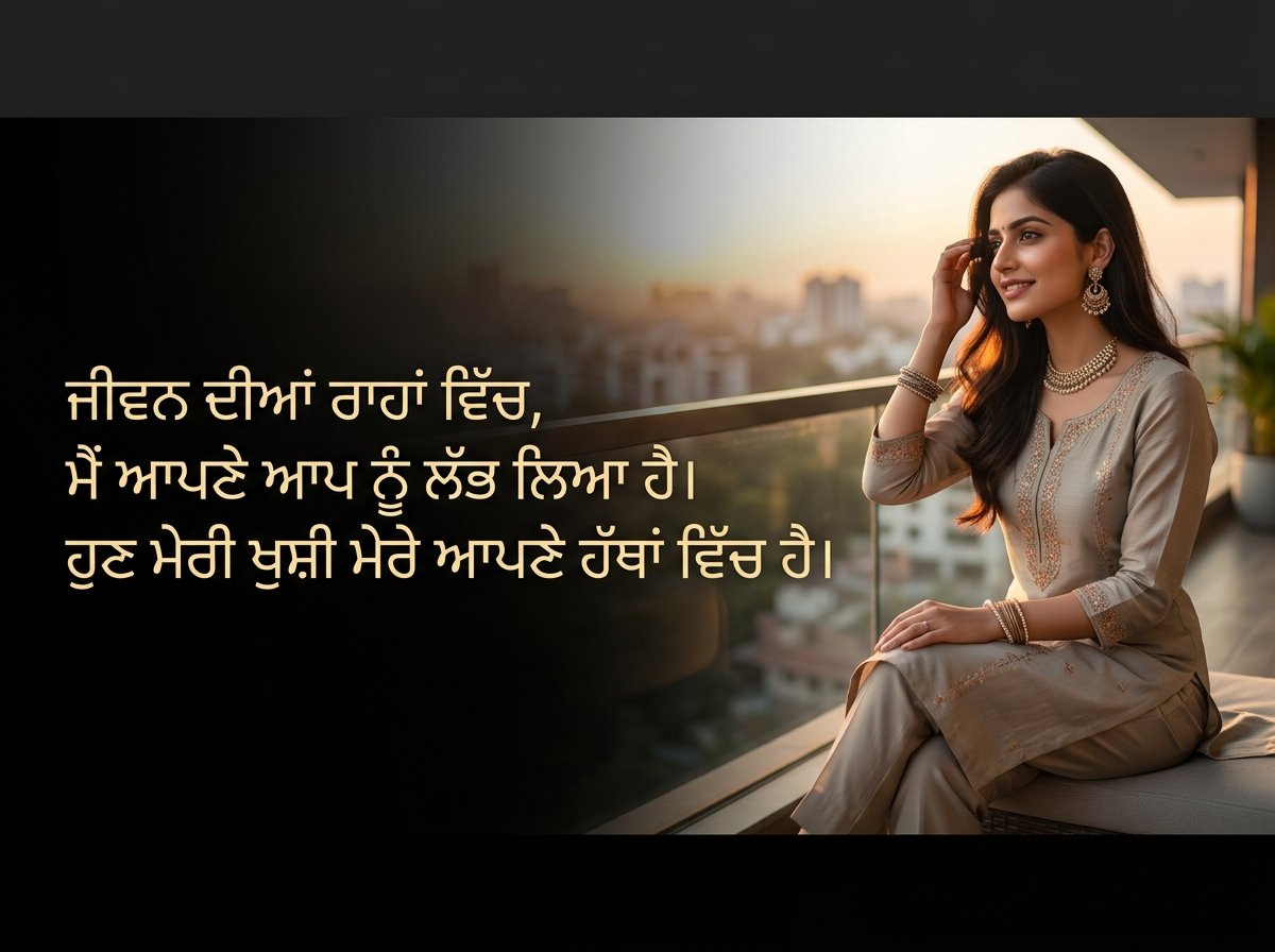 self punjabi caption for instagram