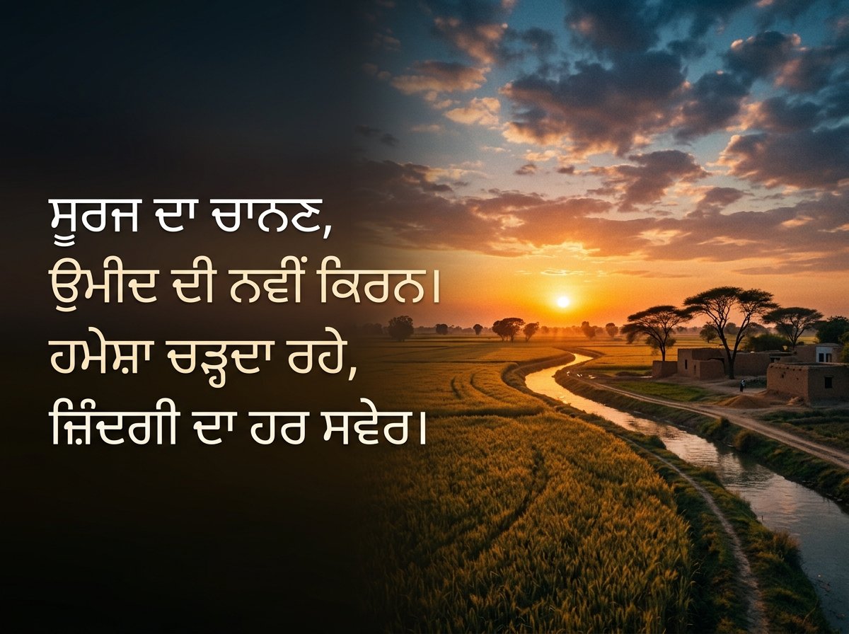 sun quotes in punjabi