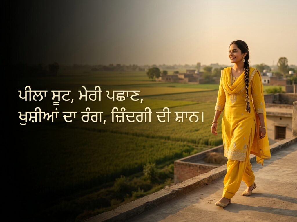 yellow suit quotes in punjabi